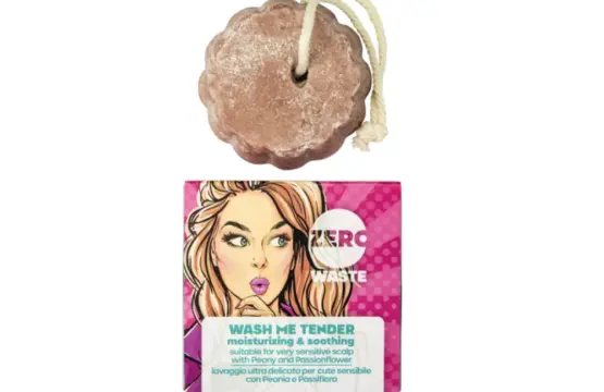 BioGentleaf Zero Waste Wash Me Tender Pastilla De Champú Sin Sulfatos 60gr